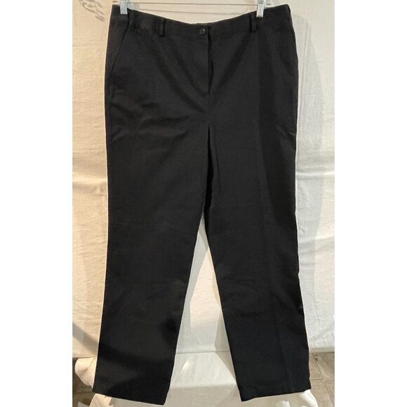 L.L.Bean Men's Blue Cotton Dress Pants With Button & Zipper Closure Size 18 - Picture 1 of 14